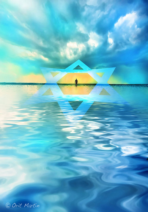 הרמוניה - ציור רוחני של אורית מרטין