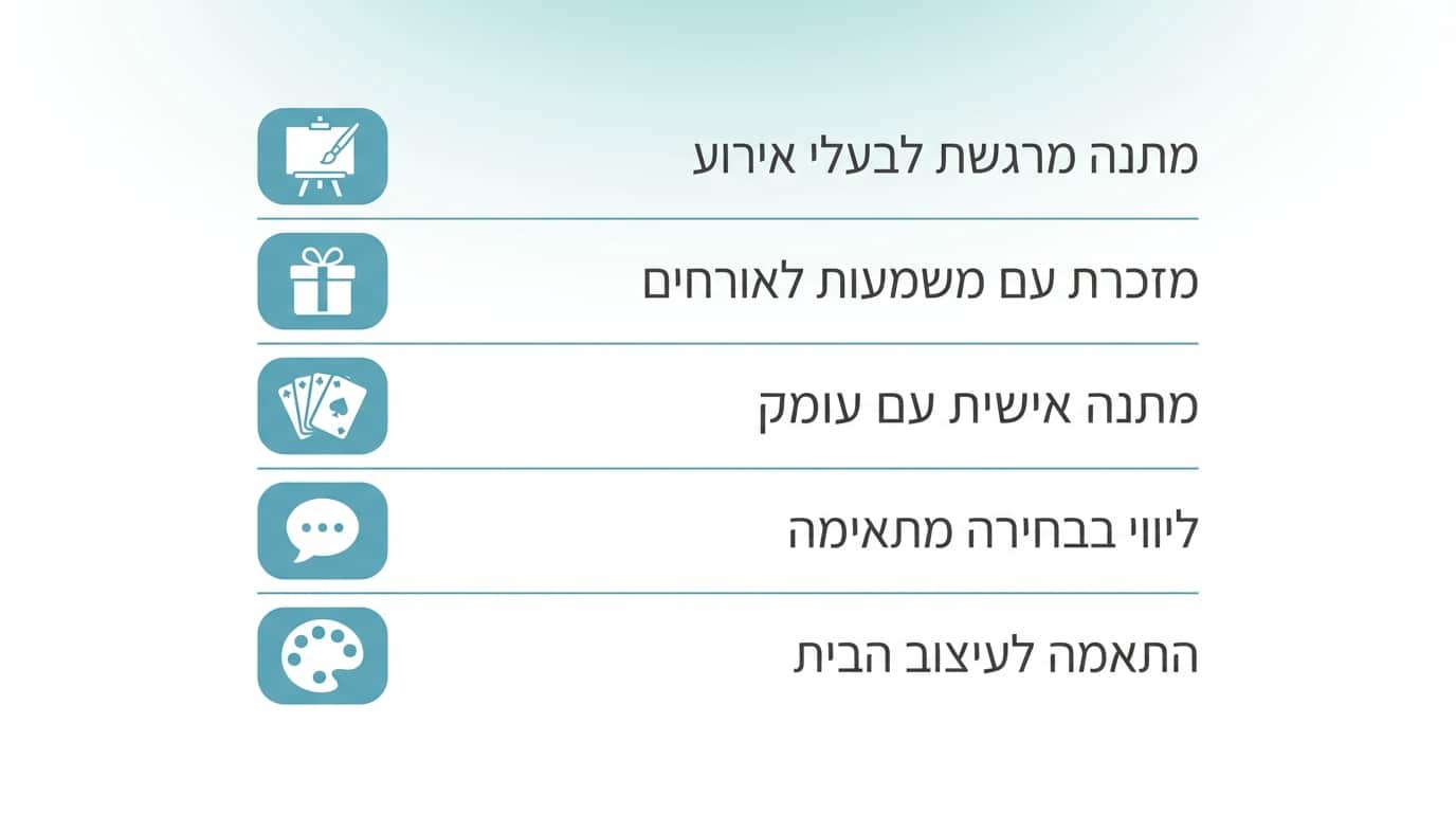 מה מקבלים כשבוחרים מתנה דרך אורית מרטין