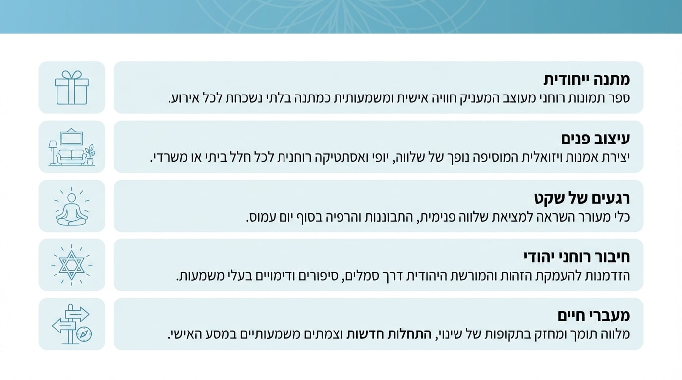 צורך עסקי ואישי מה מקבלים בפועל מספר רוחני עם ציורים