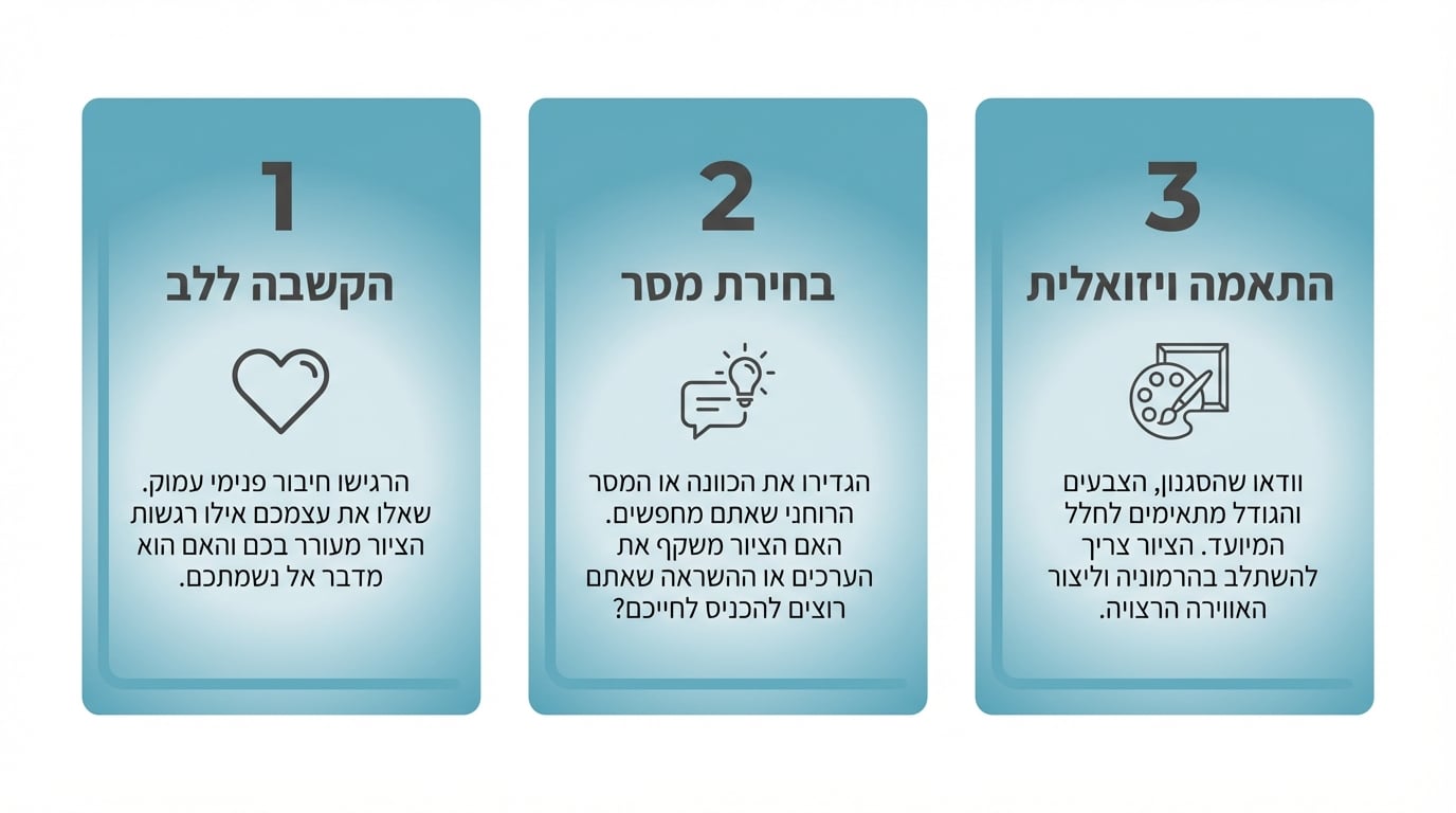 שלושה שלבים לבחירת ציור רוחני לנשים לבית
