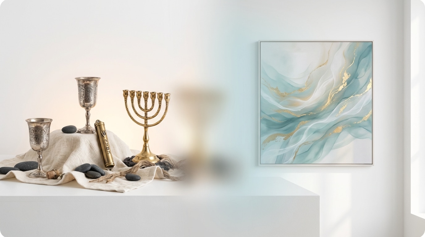 ההבדל בין ציורי תפילה יהודית לבין יודאיקה