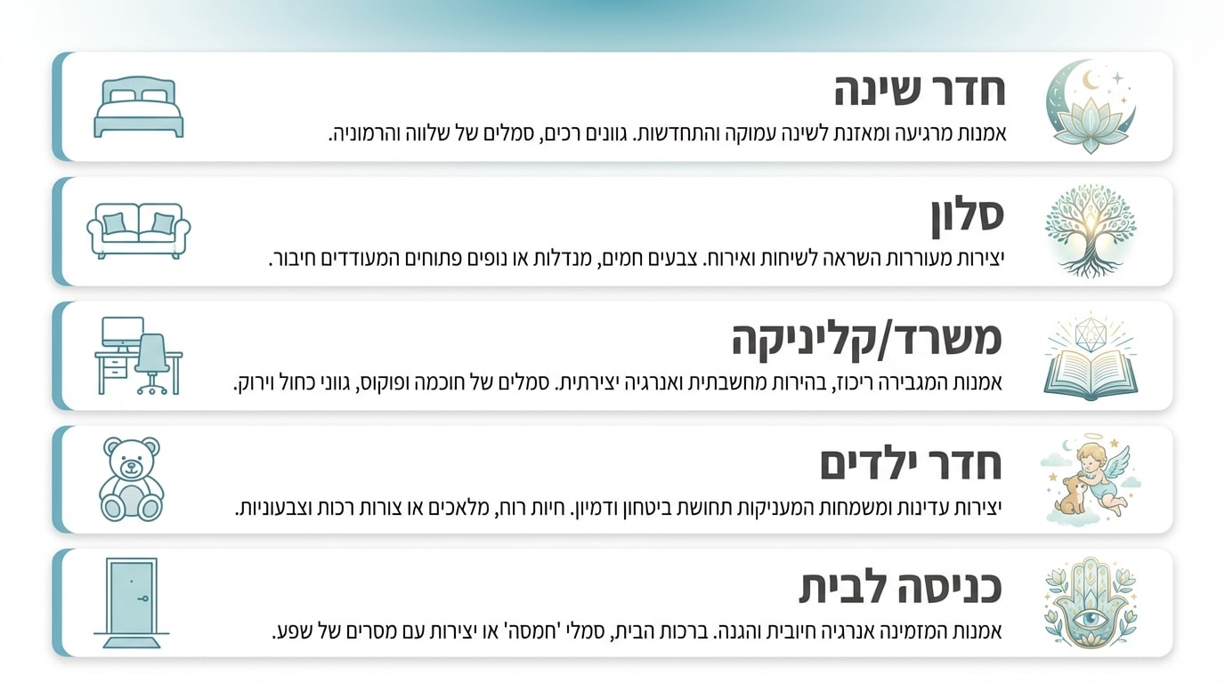 מה בודקים כשבוחרים יצירה רוחנית לחלל – טיפים לבחירת אמנות לבית