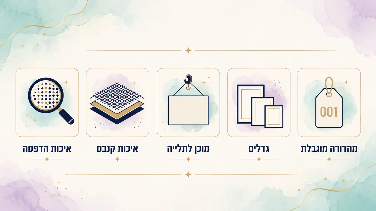 מה כדאי לבדוק לפני שמזמינים הדפס אותיות עבריות?