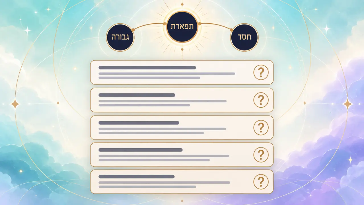 שאלות נפוצות על ציור חסד וגבורה