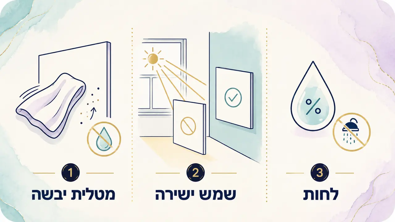 איך שומרים על הקנבס לאורך שנים