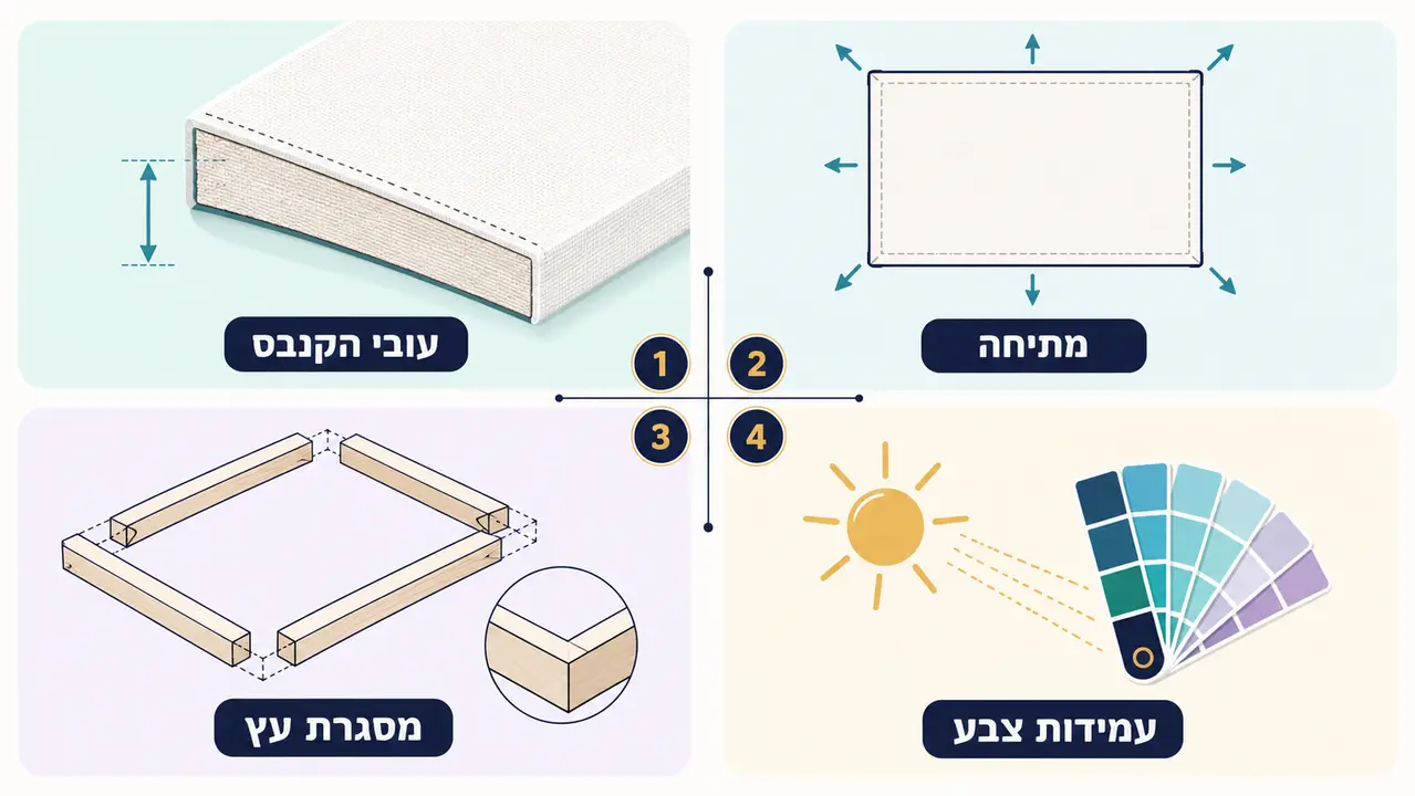 על מה מסתכלים כשבודקים איכות של קנבס
