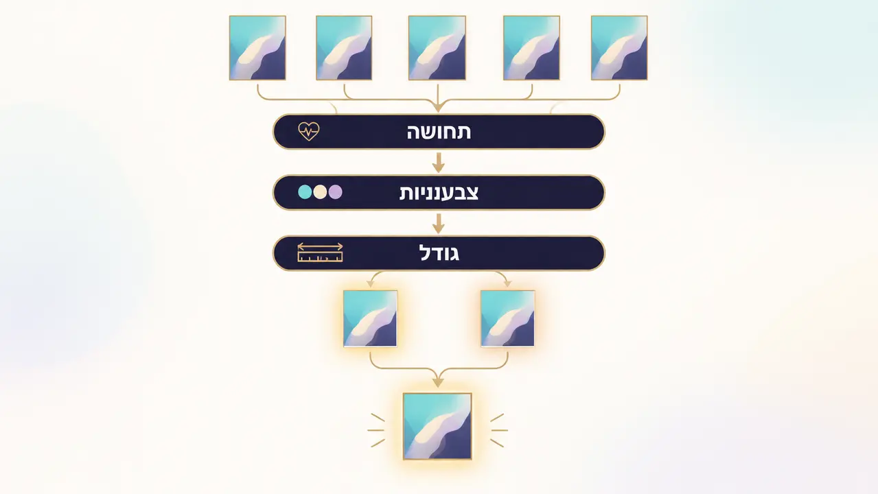 איך לבחור בין כמה יצירות כשמתלבטים?